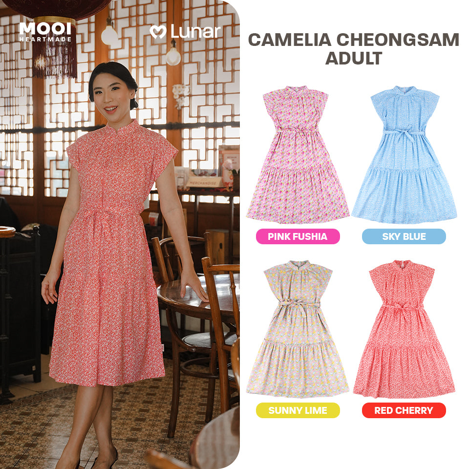 Mooi Dress Dewasa Lunar Collection Camelia Cheongsam Dress Adult