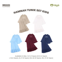 Mooi Setelan Anak Perempuan Raya Collection Hamnah Tunik Set