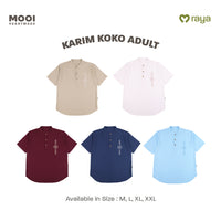 Mooi Atasan Pria Kemeja Pria Raya Collection Karim Koko