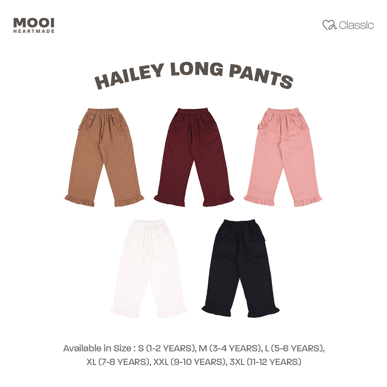 Mooi Celana Panjang Anak Perempuan Hailey Long Pants