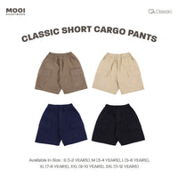 Mooi Celana Pendek Cargo Anak Laki-Laki Classic Short Cargo Pants