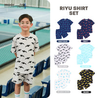 Mooi X Dinda Puspitasari Setelan Anak Laki-Laki Riyu Set