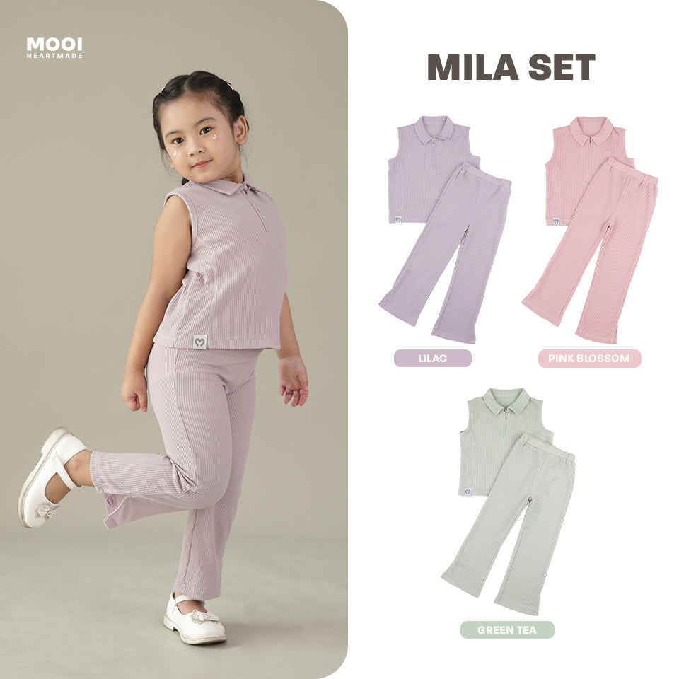 Mooi Setelan Anak Perempuan Comfy Mila Set
