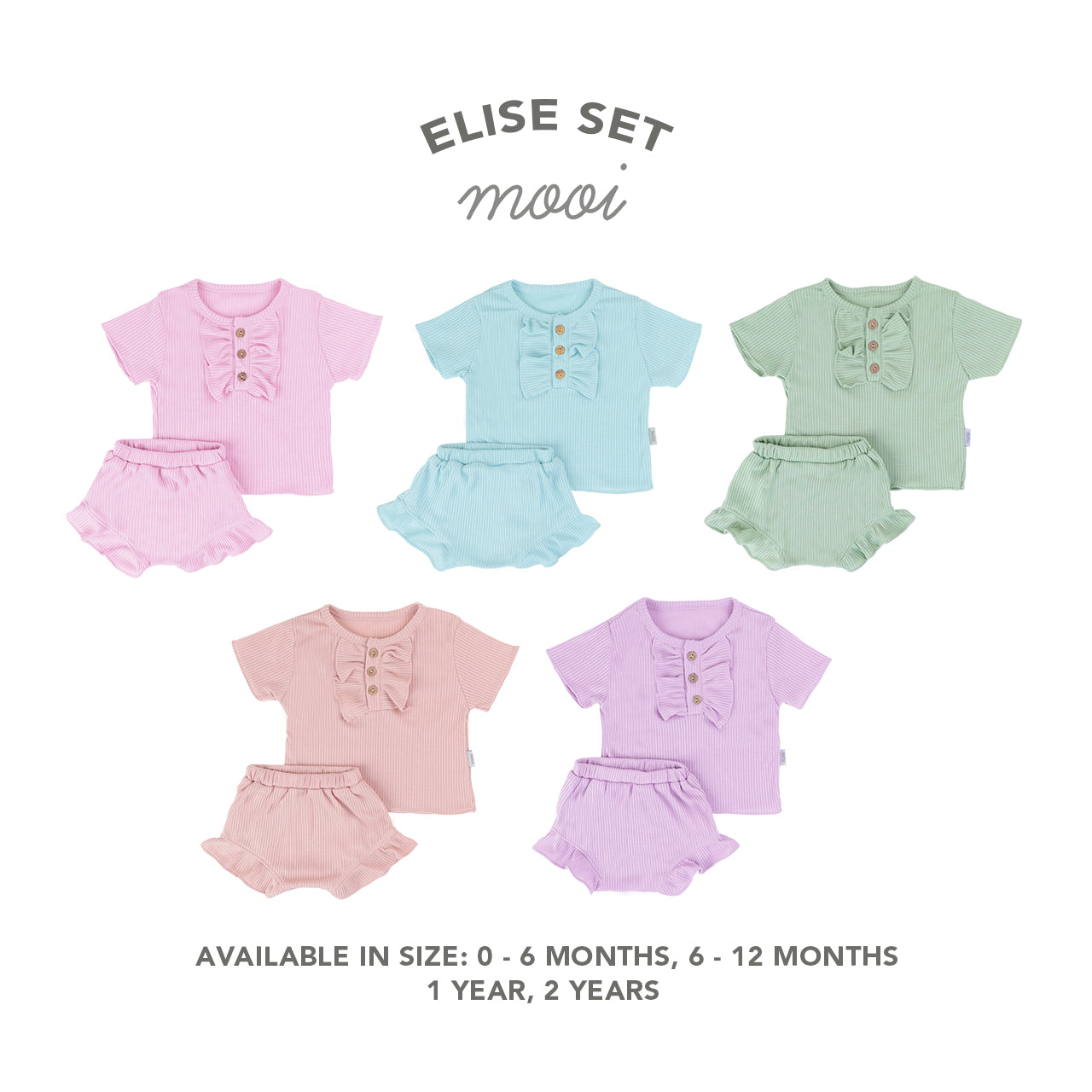 Mooi Setelan Anak Perempuan Elise Set