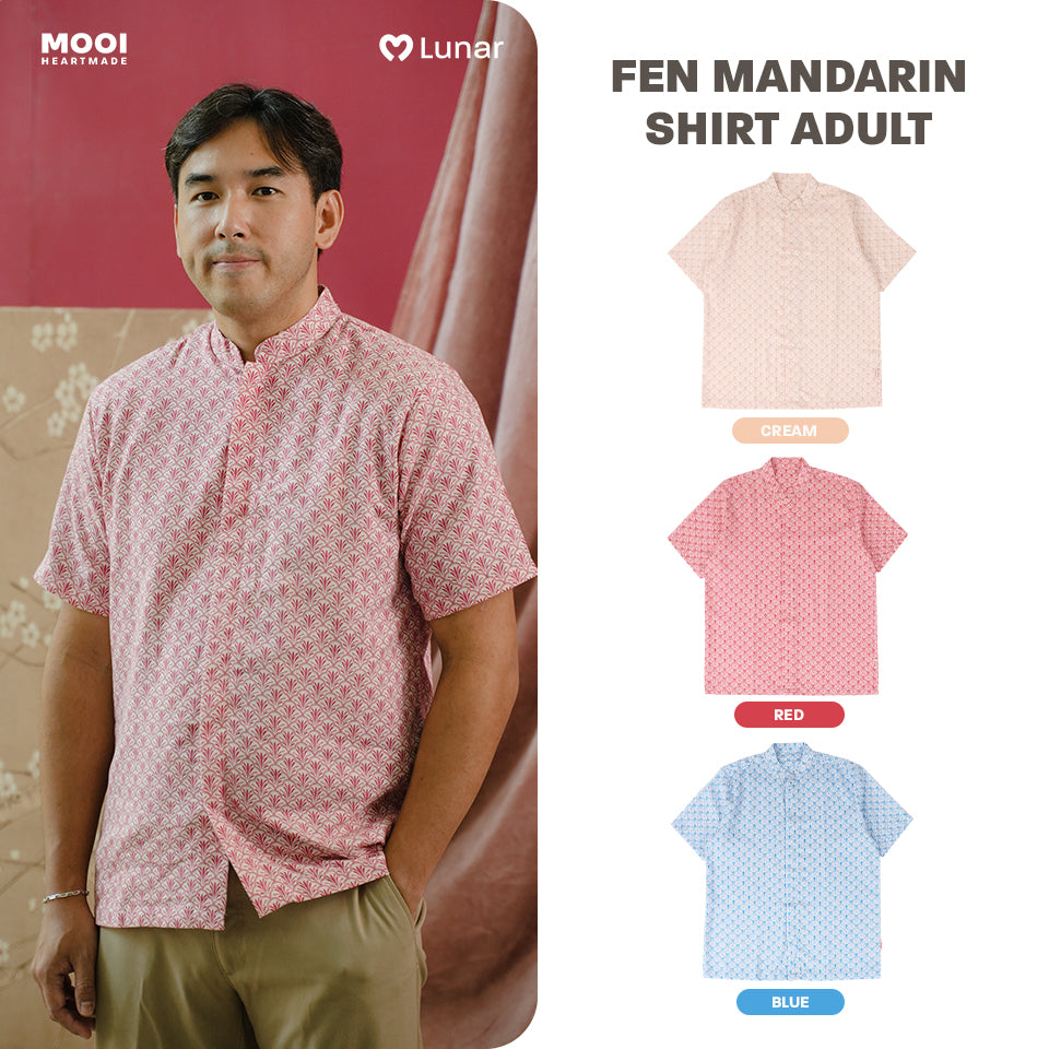 Mooi Kemeja Dewasa Lunar Collection Fen Mandarin Shirt Adult
