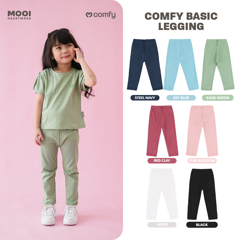 Mooi Legging Anak Polos Baby Legging Comfy Basic Legging V.1