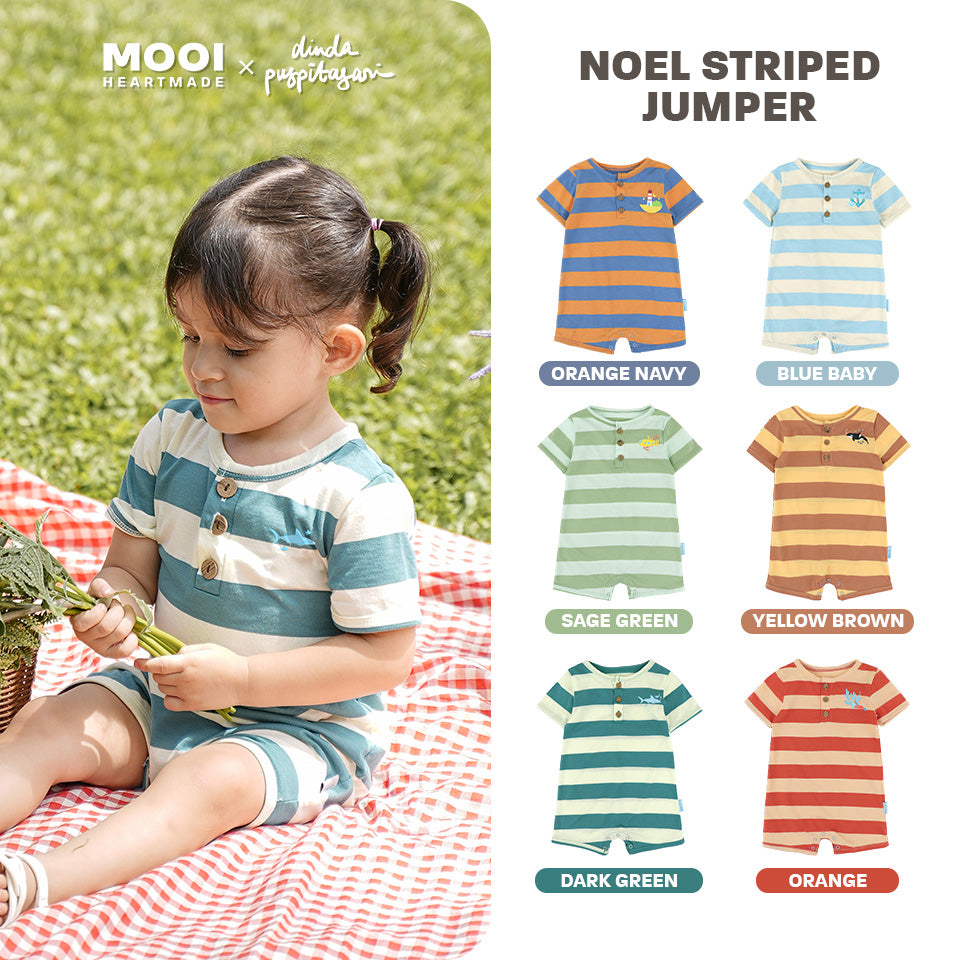 Mooi X Dinda Puspitasari Jumper Bayi Noel Striped Jumper