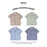 Mooi Kemeja Anak Laki-laki Arka Striped Shirt
