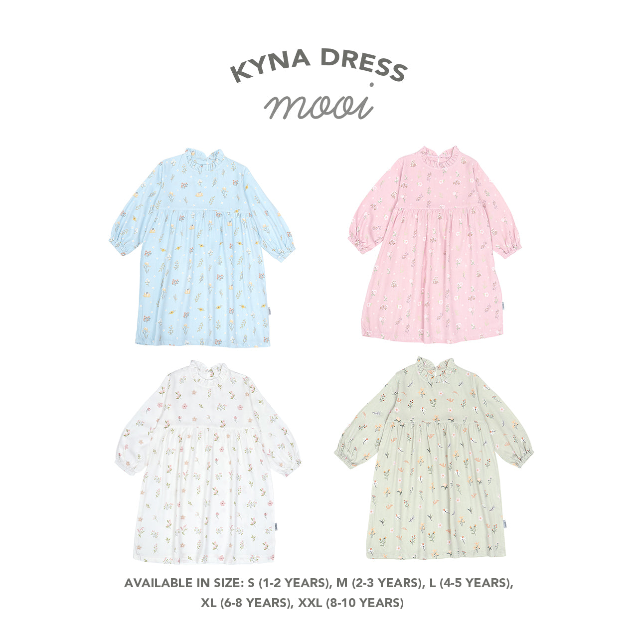 Mooi Dress Anak Perempuan Kyna Dress