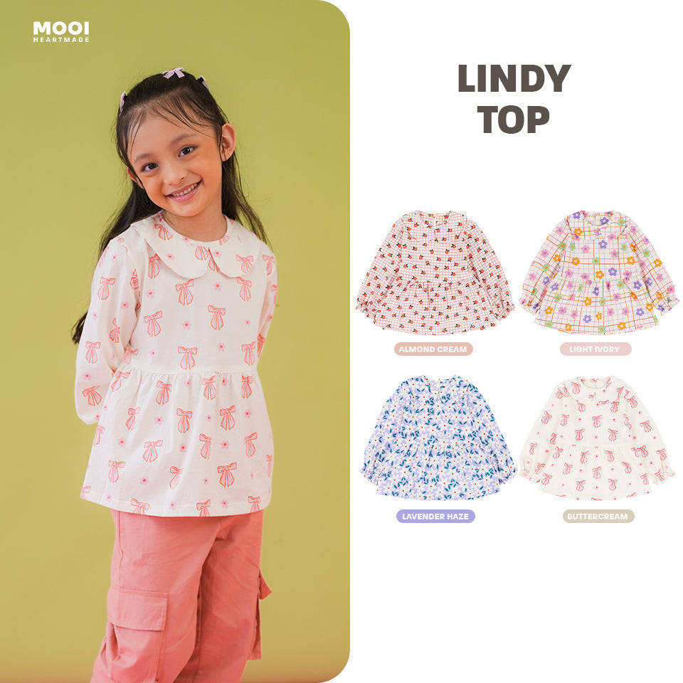 Mooi Atasan Anak Perempuan Lindy Top