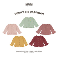 Mooi Cardigan Anak Sunny Rib Cardigan