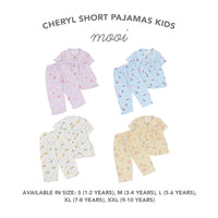 Mooi Piyama Anak Baju Tidur Anak Cheryl Short Pajamas Kids