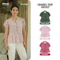 Mooi Atasan Dewasa Perempuan Christmas Collection Isabel Top Adult