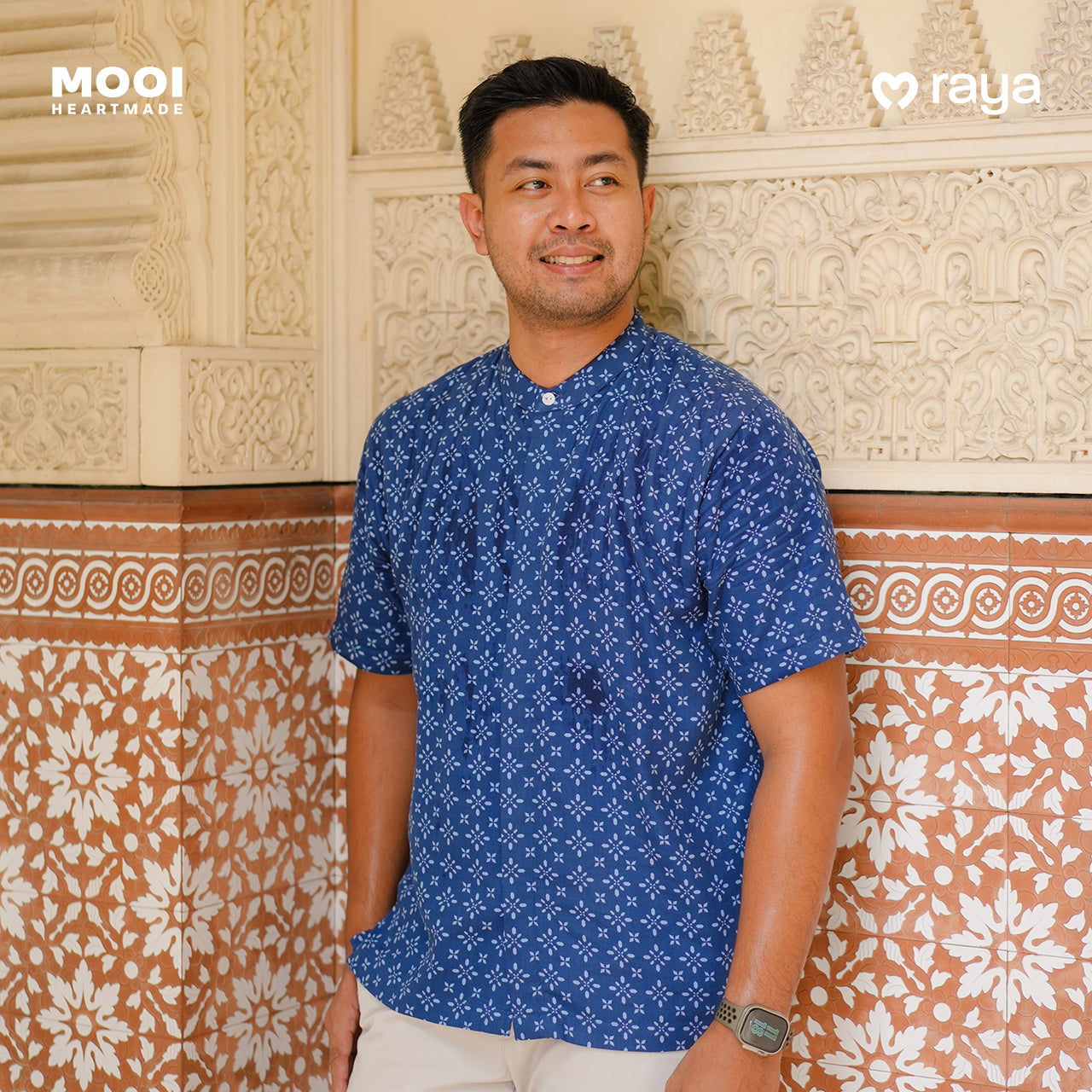 Mooi Atasan Pria Kemeja Pria Raya Collection Zaidan Koko
