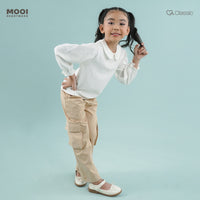 Mooi Celana Panjang Cargo Anak Perempuan Classic Girl Cargo Pants