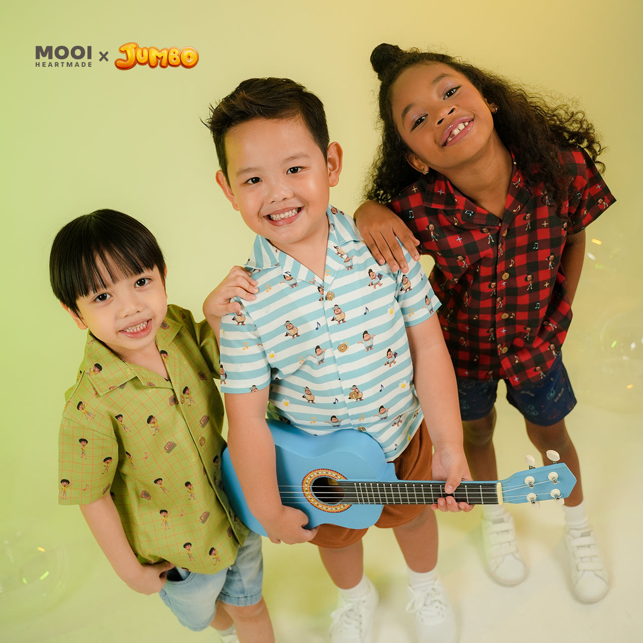 Mooi x Jumbo Kemeja Anak Laki - Laki Printed Shirt