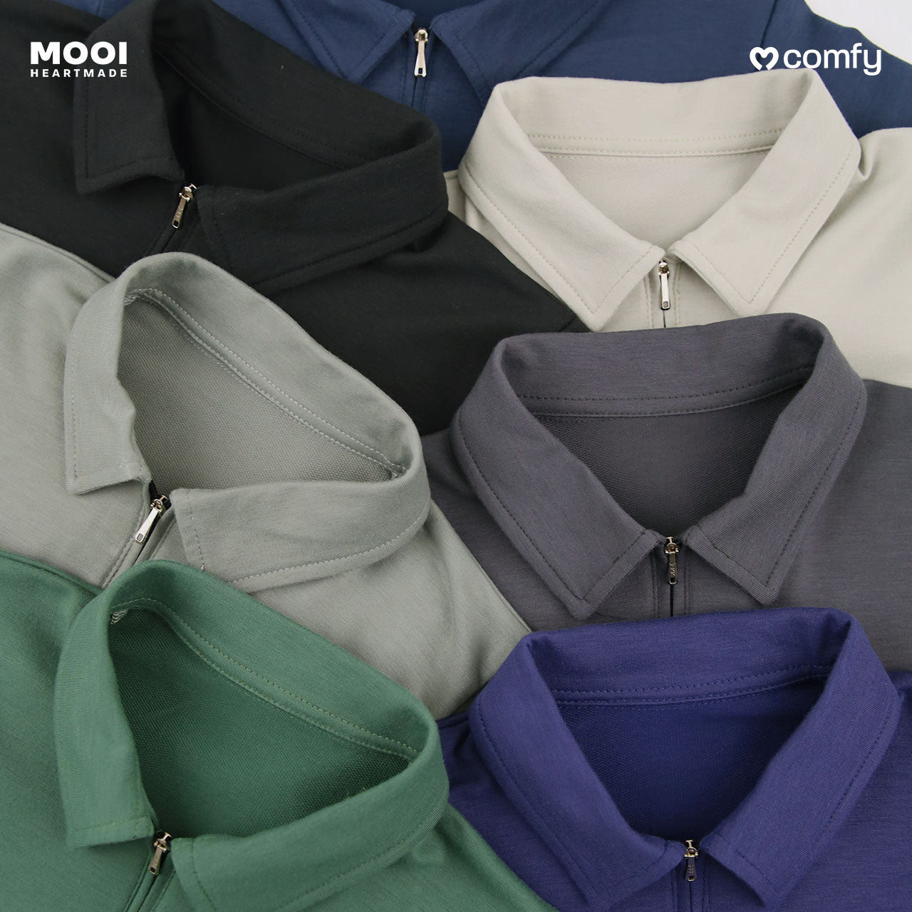 Mooi Kemeja Anak Laki-Laki Comfy Polo Shirt