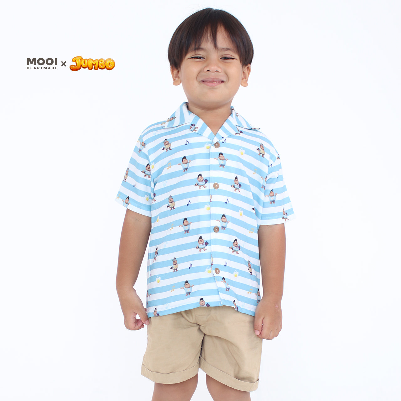 Mooi x Jumbo Kemeja Anak Laki - Laki Printed Shirt