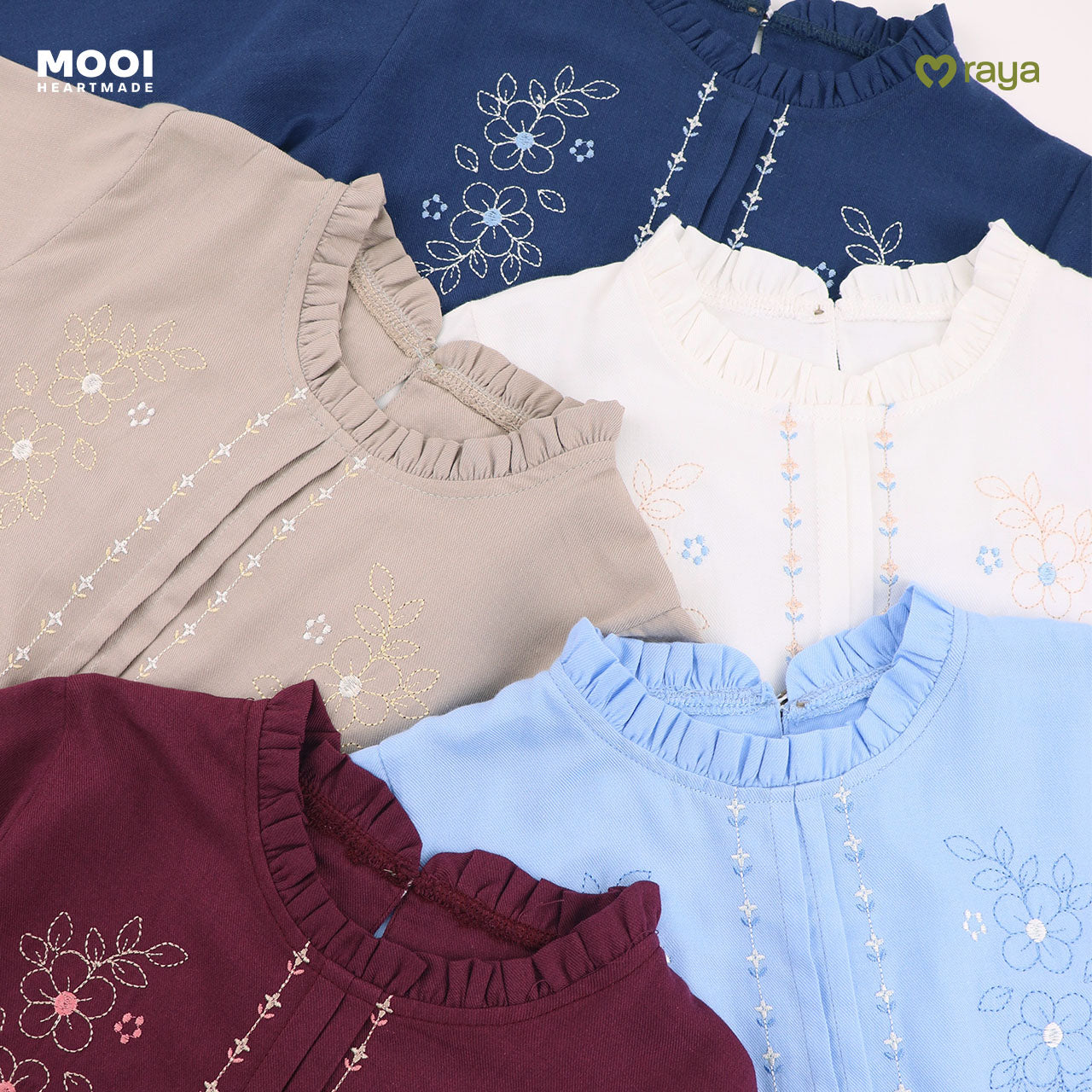 Mooi Setelan Anak Perempuan Raya Collection Layya Tunik Set