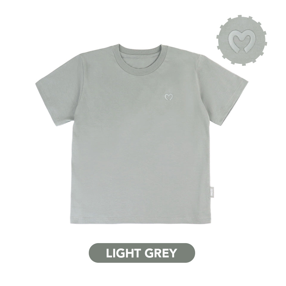 Mooi Kaos Anak Unisex Laki Laki Perempuan Comfy T-Shirt Basic Kids