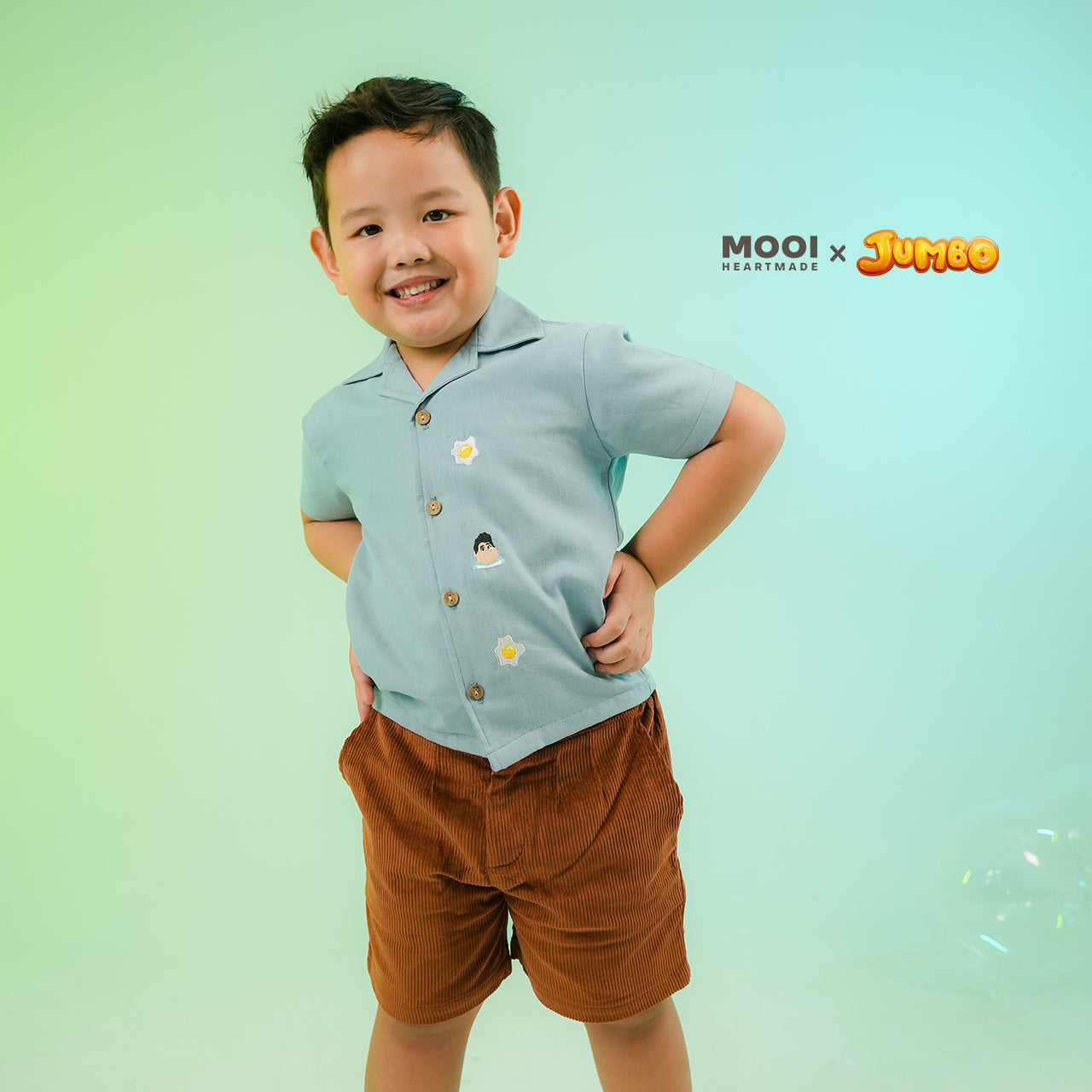 Mooi x Jumbo Shirt Kemeja Anak Laki - Laki