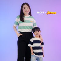 Mooi x Jumbo Kaos Dewasa Tshirt Striped Adult