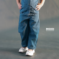 Mooi Celana Jeans Anak Kids Barrel Denim Pants