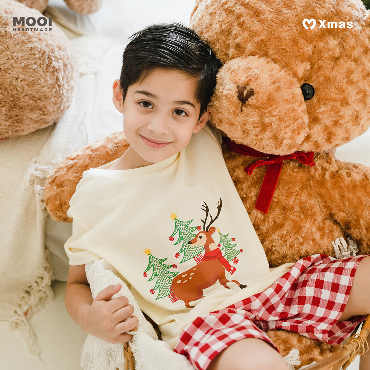Mooi Kaos Anak Laki-Laki Christmas Collection Jolly Christmas Graphic Tee