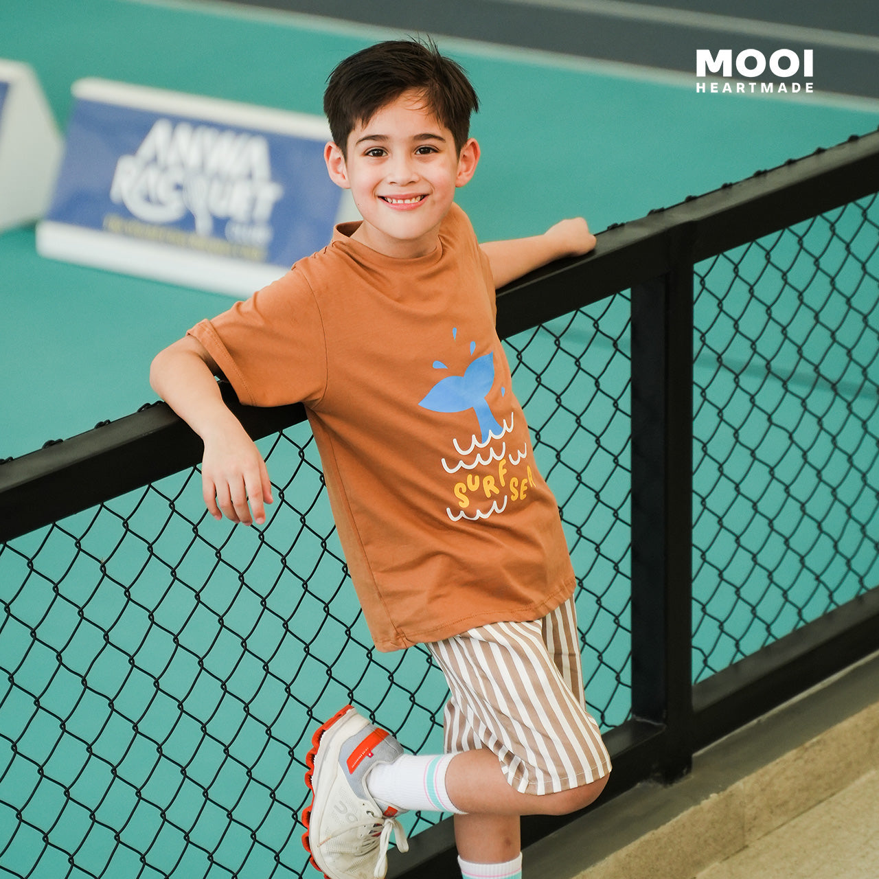 Mooi Celana Pendek Anak Laki-laki Aaron Striped Pants