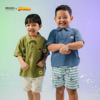 Mooi x Jumbo Kemeja Anak Laki-Laki Polo Shirt