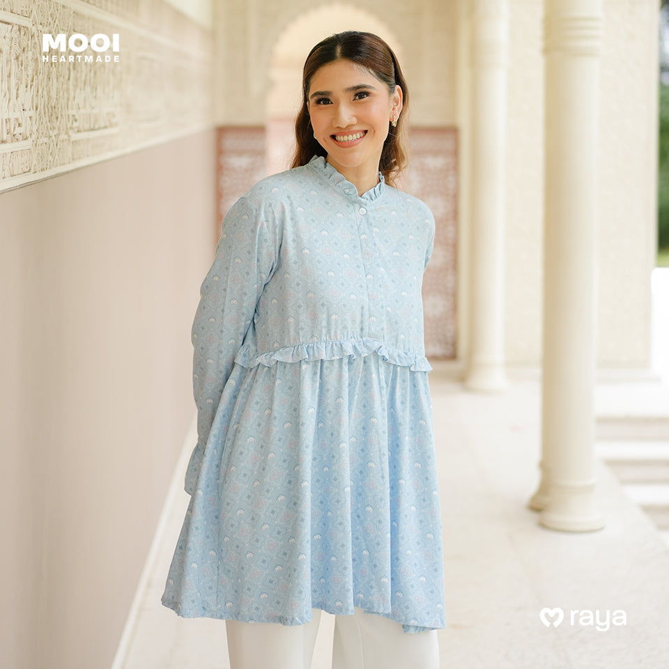 Mooi Tunik Wanita Atasan Wanita Raya Collection Narinda Tunic