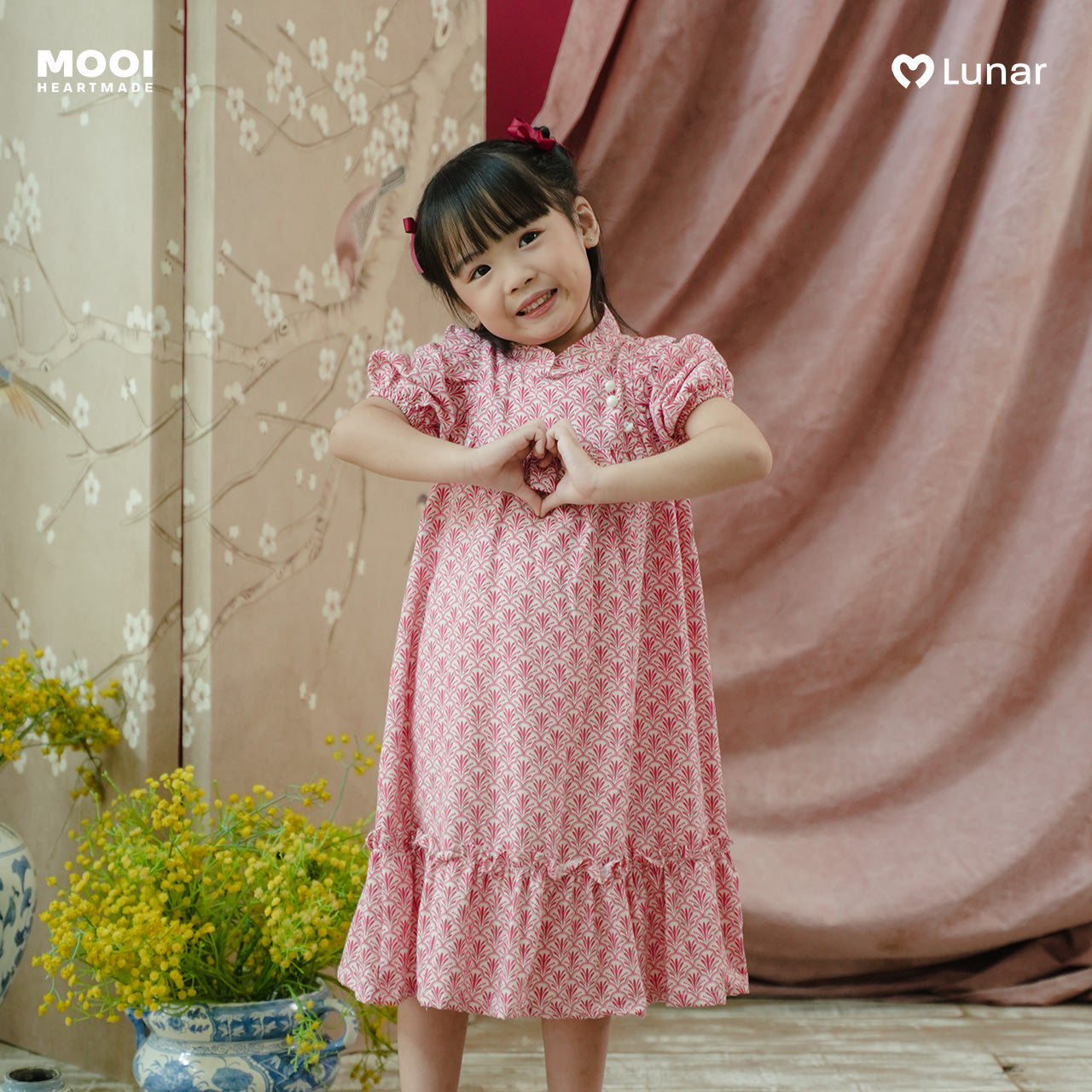 Mooi Dress Anak Perempuan Lunar Collection Xiang Cheongsam Dress