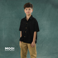 Mooi Kemeja Anak Laki-laki Akio Boxy Shirt Pocket