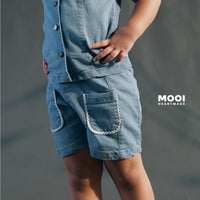 Mooi Celana Jeans Anak Kids Denim Nala Denim Short