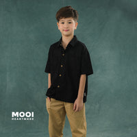 Mooi Kemeja Anak Laki-laki Akio Boxy Shirt Pocket