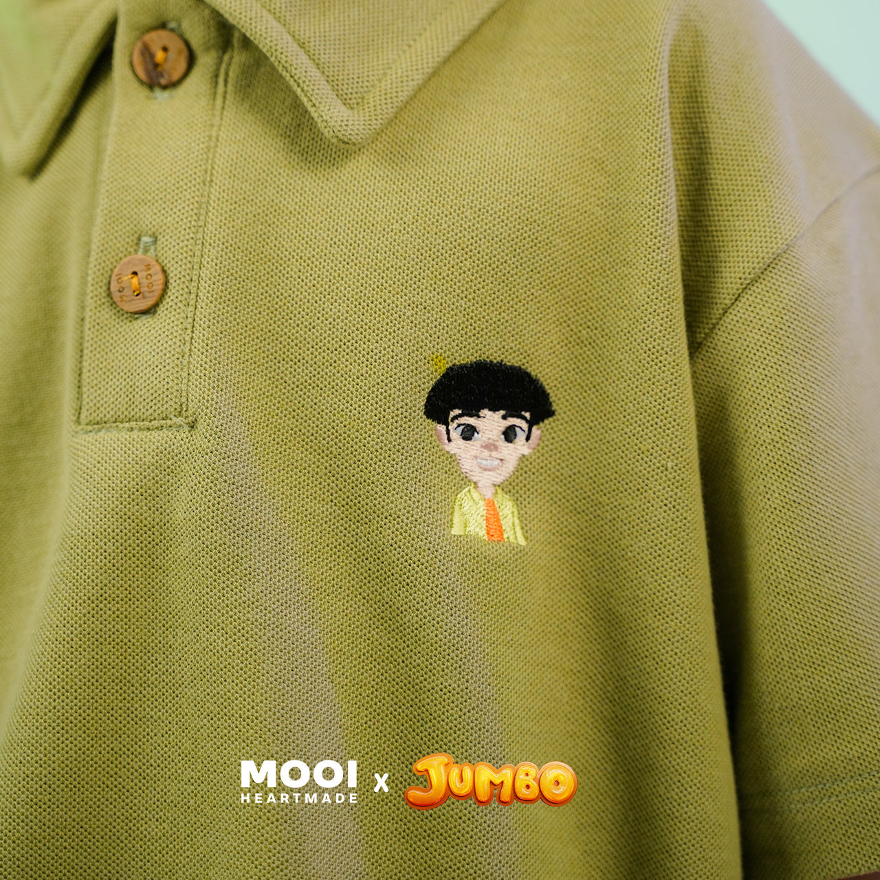 Mooi x Jumbo Kemeja Anak Laki-Laki Polo Shirt