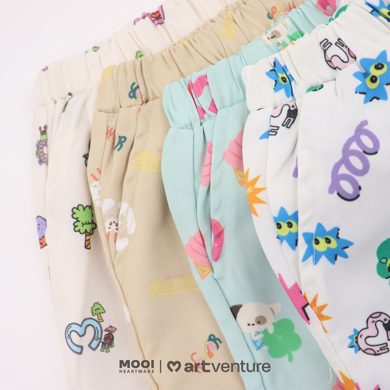 Mooi Artventure x Illustrator Pocket Tee Set Setelan Anak