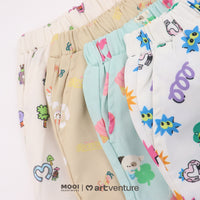 Mooi Artventure x Illustrator Pocket Tee Set Setelan Anak
