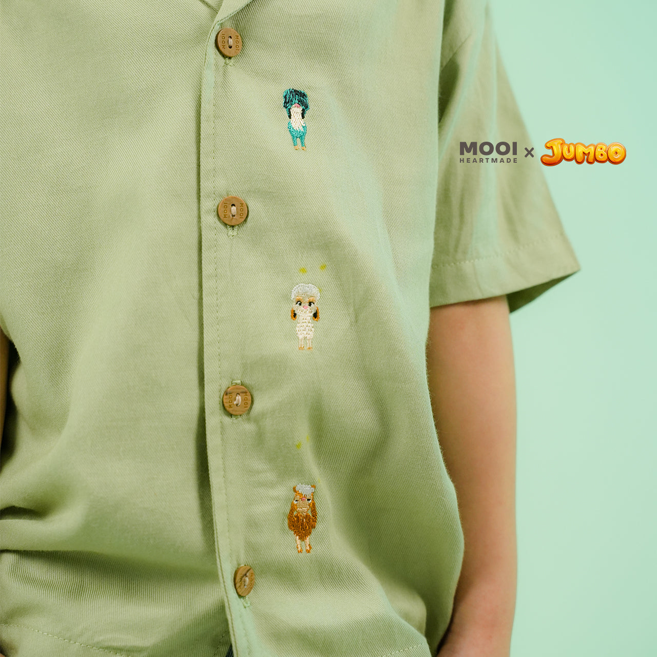 Mooi x Jumbo Shirt Kemeja Anak Laki - Laki