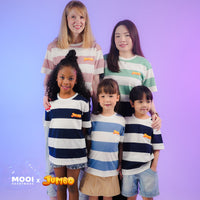 Mooi x Jumbo Kaos Dewasa Tshirt Striped Adult