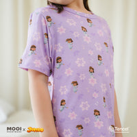 Mooi x Jumbo Setelan Anak Unisex Tencel Short Pajamas Kids