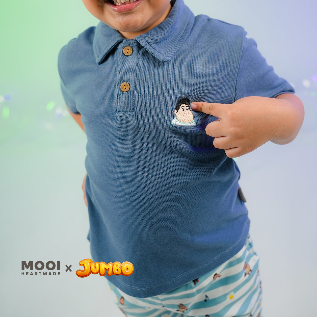 Mooi x Jumbo Kemeja Anak Laki-Laki Polo Shirt