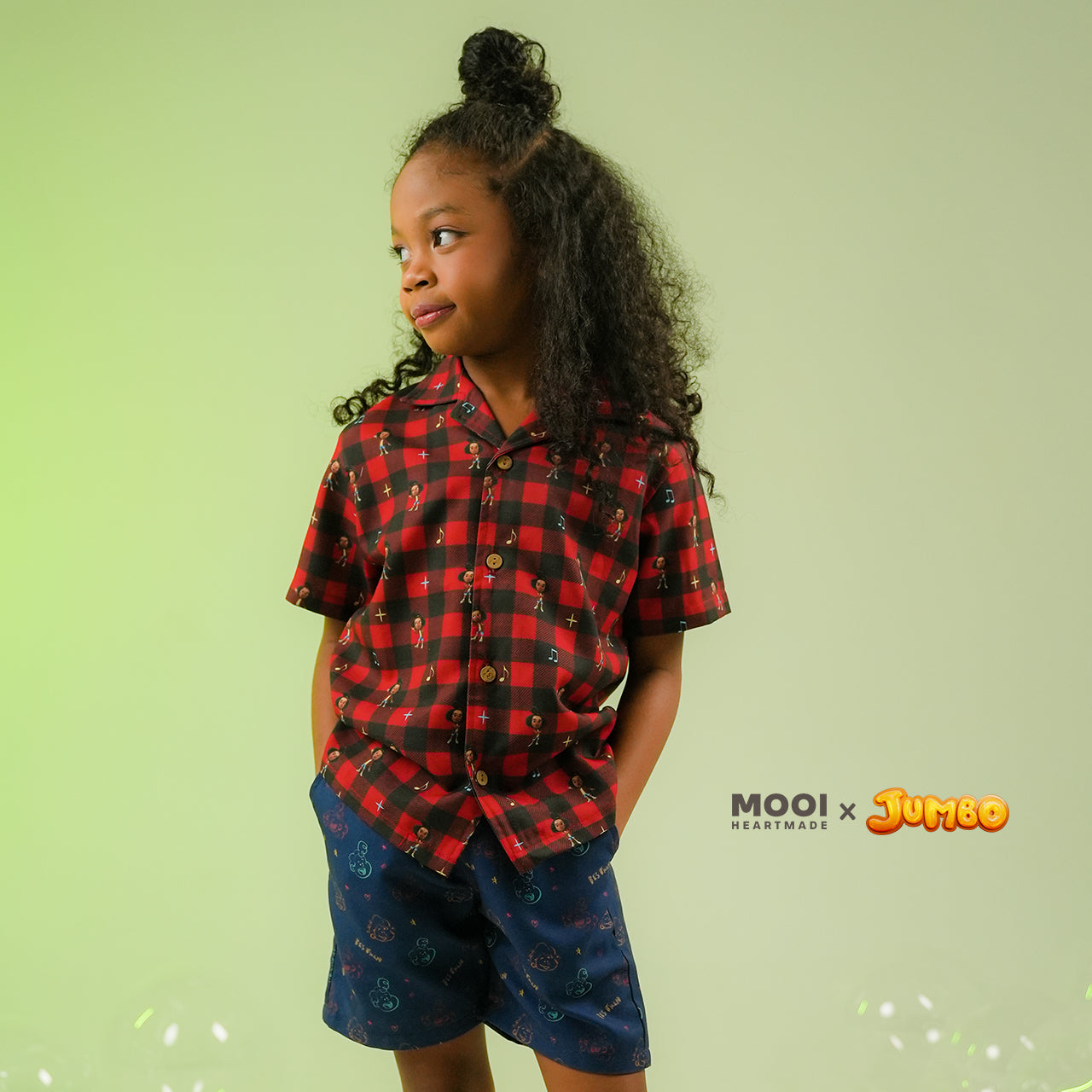 Mooi x Jumbo Kemeja Anak Laki - Laki Printed Shirt