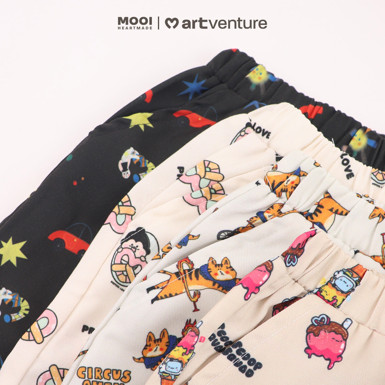 Mooi Artventure x Illustrator Pocket Tee Set Setelan Anak