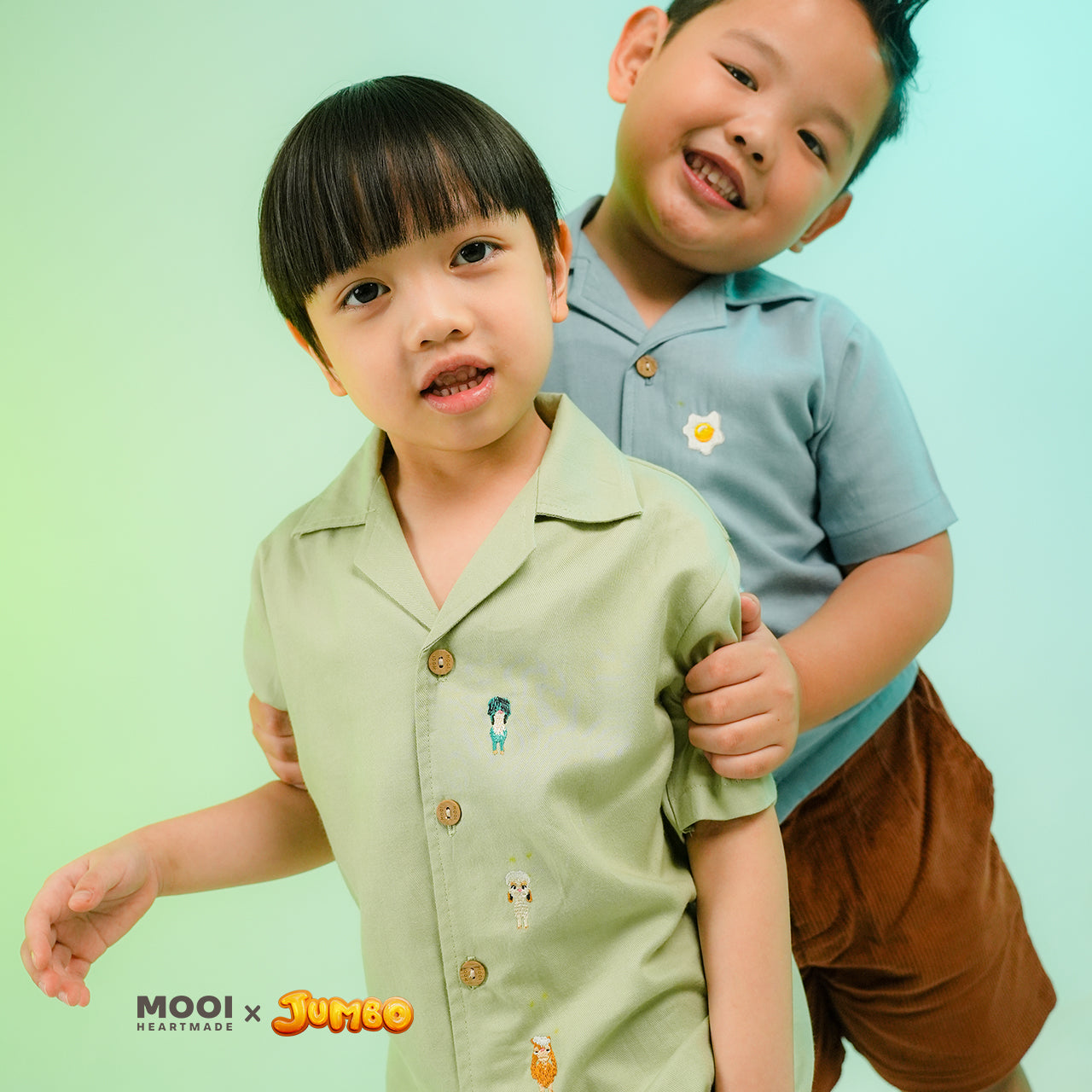 Mooi x Jumbo Shirt Kemeja Anak Laki - Laki