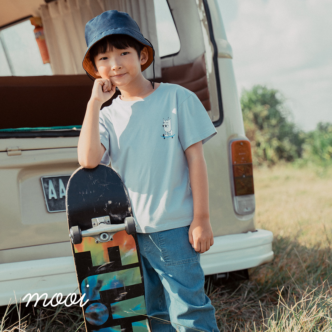 Mooi Kaos Anak Unisex Graphic Tee V1