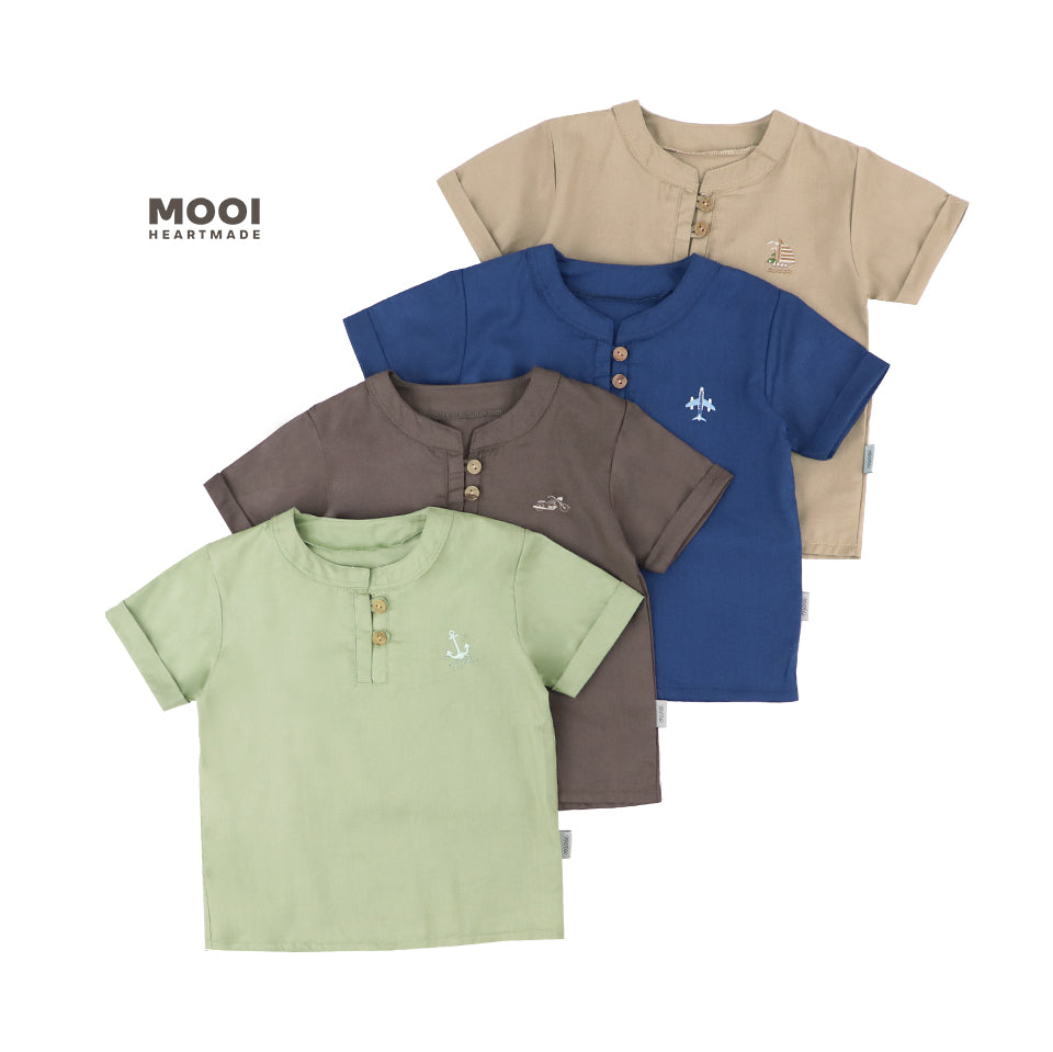 Mooi Kemeja Anak Laki-Laki Darel Shirt