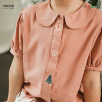 Mooi Atasan Anak Perempuan Christmas Collection Adeline Top