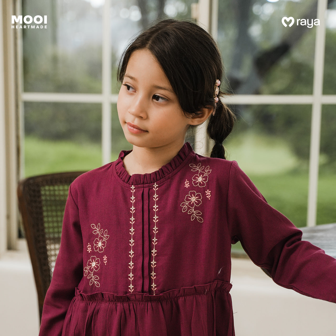 Mooi Dress Anak Gamis Anak Perempuan Raya Collection Samaiya Gamis