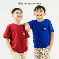 Mooi Artventure x Illustrator Pocket Tee Set Setelan Anak
